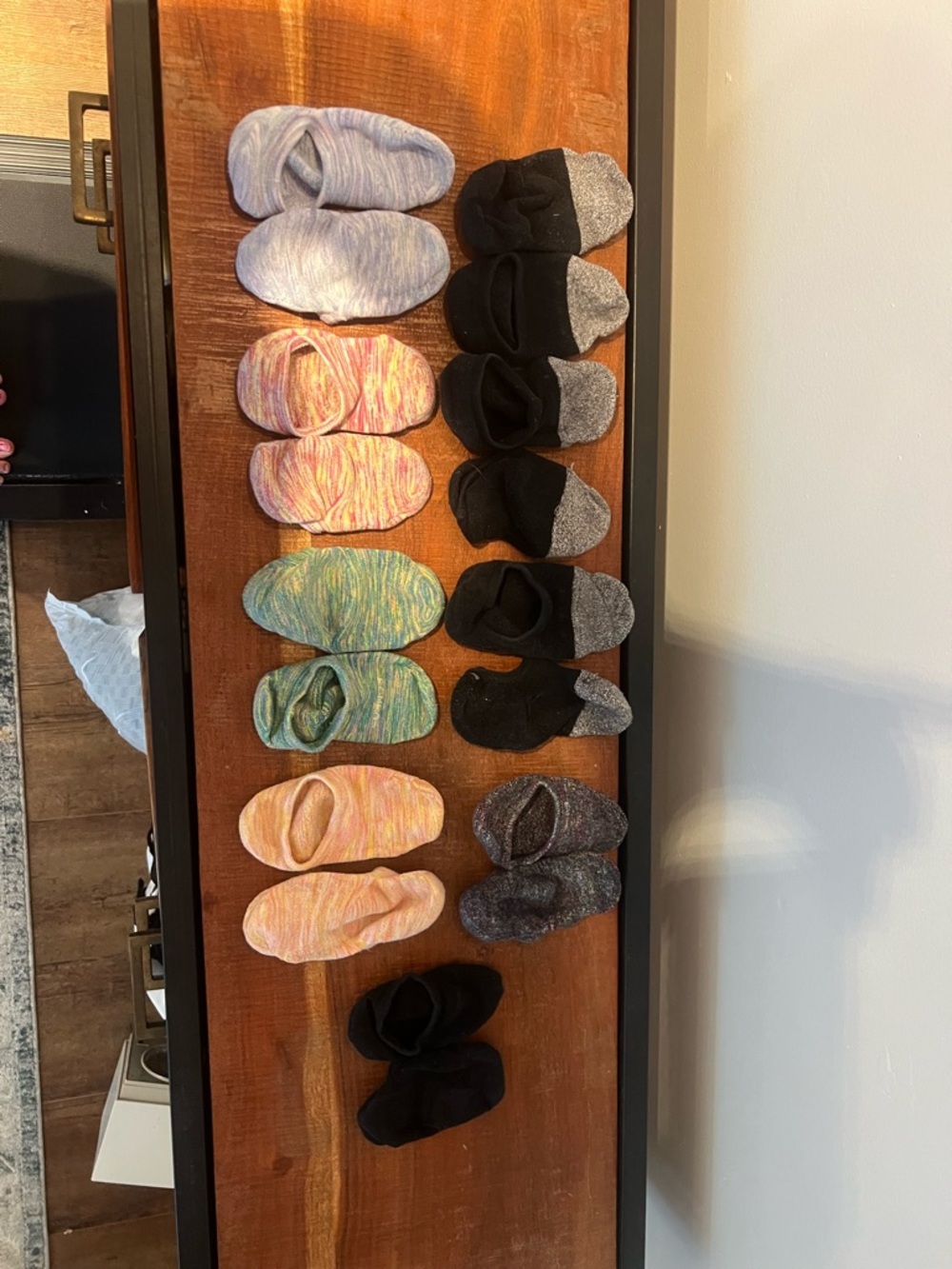 Bombas No-Show Sock Set in Black, Gray, Pink, Green, Blue, Peach